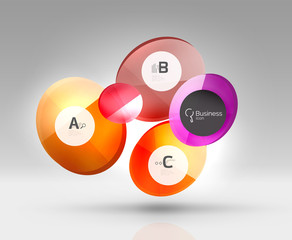 Circle banner template