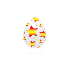 Abstract star egg logo icon design template elements/Easter/Spain