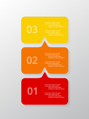 Vector lines arrows infographic.