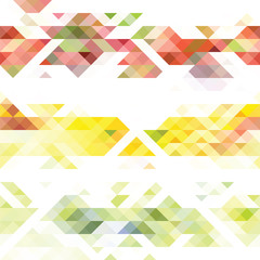 Triangle vector background