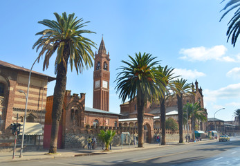 The Church of Our Lady of the Rosary in Asmara, Eritrea
