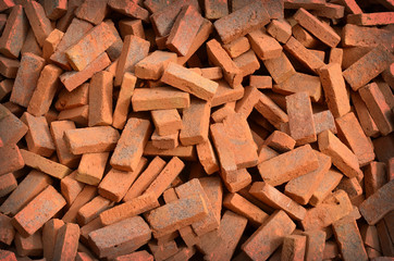 group of bricks square construction materials