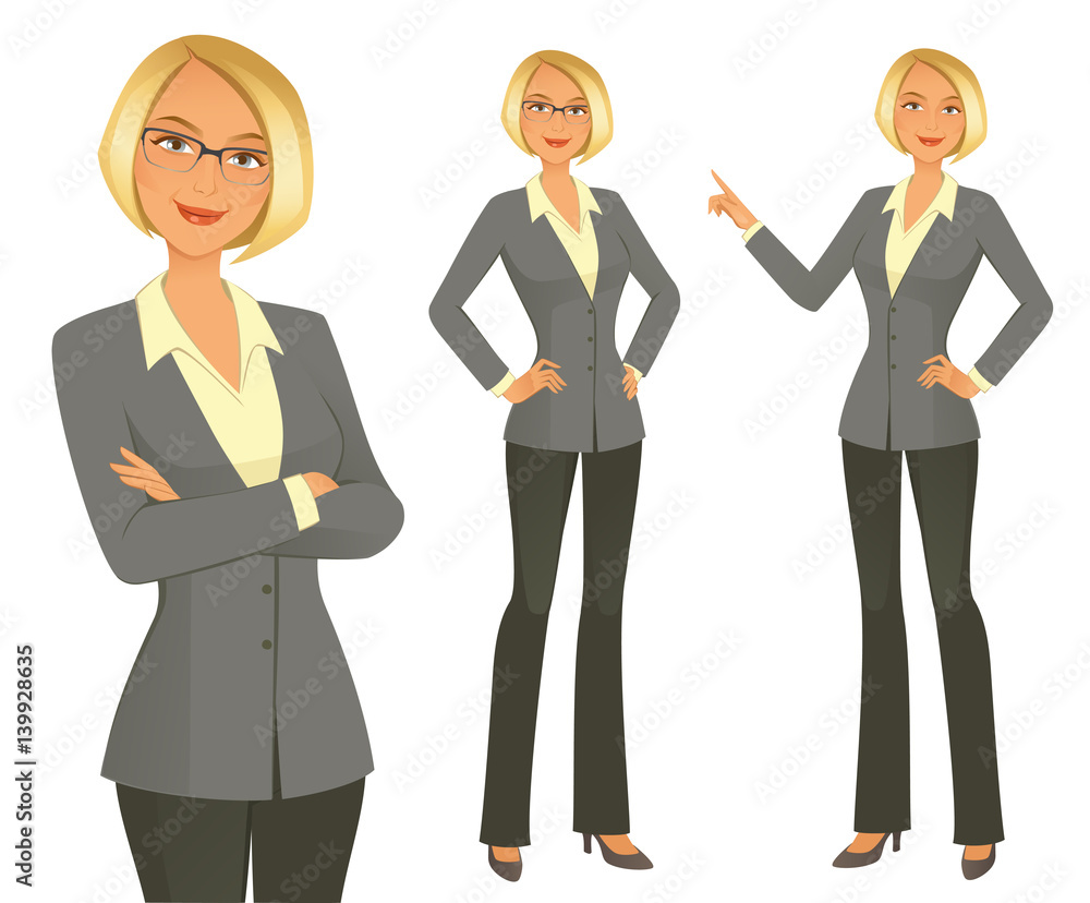 Wall mural Businesswoman