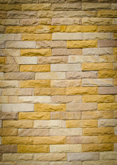 pattern vintage color of modern style design decorative uneven cracked real stone wall surface with cement