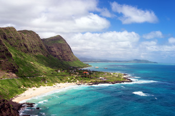 Makapuu Beach in Oahu, Hawaii, USA