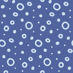 Simple Seamless Pattern with Circle Objects