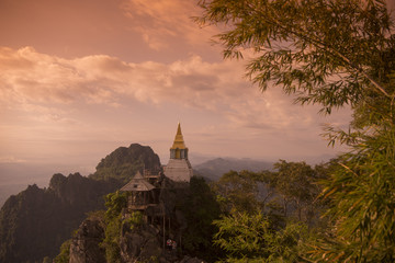 Naklejka premium THAILAND LAMPANG WAT PRAJOMKLAO RACHANUSORN