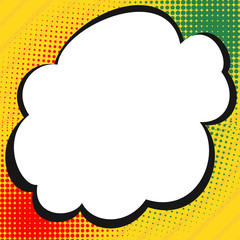 Comics style background with blank space