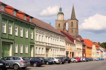 Obraz premium Jüterbog mit Nikolaikirche