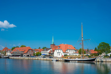 Obraz premium Hafen in Neustadt in Holstein