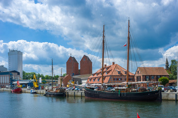 Fototapeta na wymiar Hafen in Neustadt in Holstein