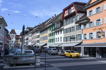 The village of Willisau on Switzerland