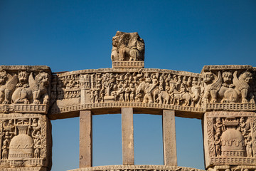 buddhist monuments at sanchi