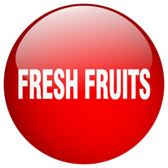 fresh fruits red round gel isolated push button