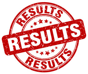 results red grunge round vintage rubber stamp