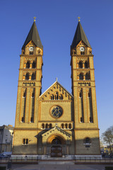 Fototapeta na wymiar Roman Catholic Church, Nyiregyhaza, Hungary