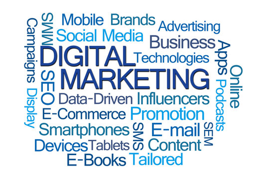 Digital Marketing Word Cloud