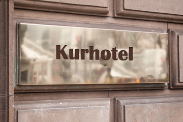 Schild 205 - Kurhotel