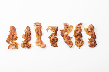 gebratener Frühstücks-Speck, Bacon