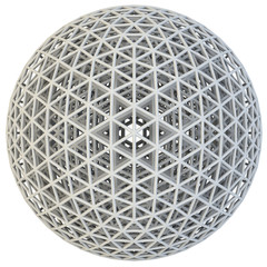 Abstract White Sphere