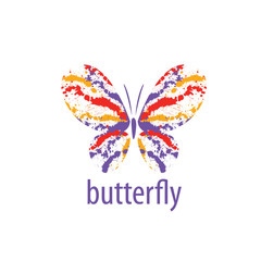 vector butterfly logo
