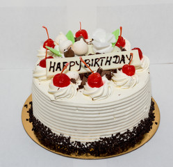  Black forest cake.