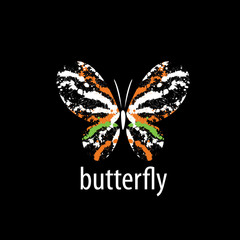 vector butterfly logo