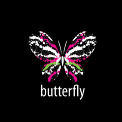 vector butterfly logo