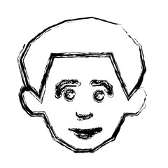 face happy man icon, vector illustraction design image