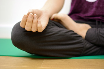 Lotus bei Yoga, Meditation und Entspannung