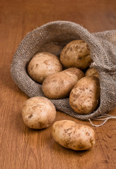 Harvest potatoes