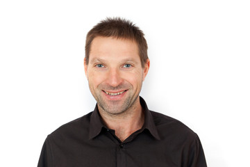 Fototapeta premium young man smiling