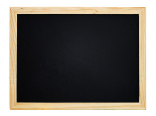 Blackboard on white background.