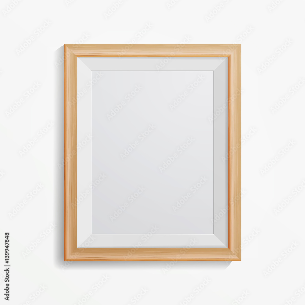 Poster realistic photo frame vector. with soft shadow. good for your presentations.