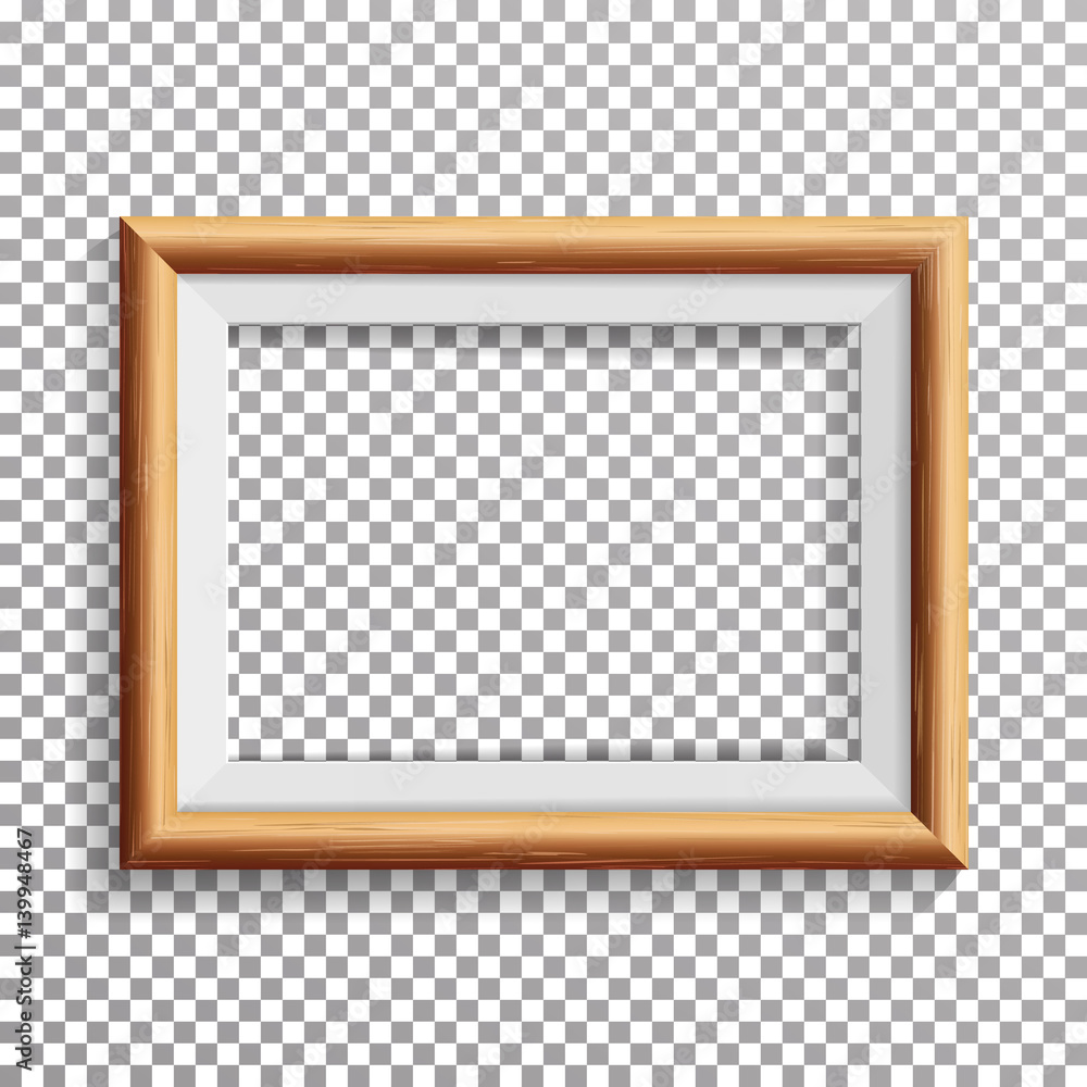 Aufkleber realistic photo frame vector with soft shadow. isolated on transparent background.