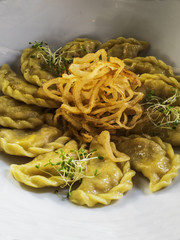 Dumplings with cabbage