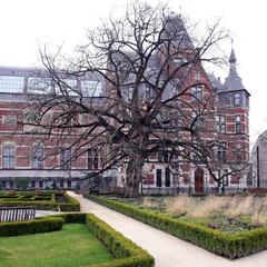 side wing of the rijksmuseum, amsterdam
