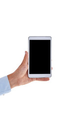 Hand Holding a Tablet