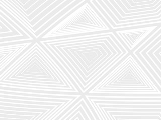 Concentration of white geometric shapes on a gray background