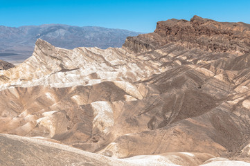 Fototapeta na wymiar Zabriskie Point in Death Valley National Park, California 