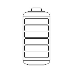 figure battery exhausted icon, vector illustraction design
