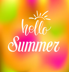 summer color abstrack background