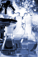 images chemical glassware and instruments closeup