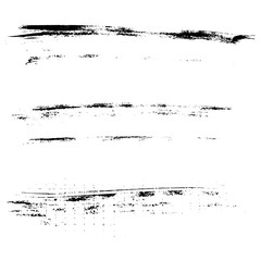 Ink vector brush strokes. Vector illustration. Grunge hand drawn watercolor texture.
