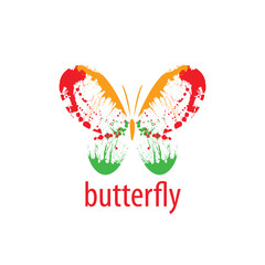 vector butterfly logo