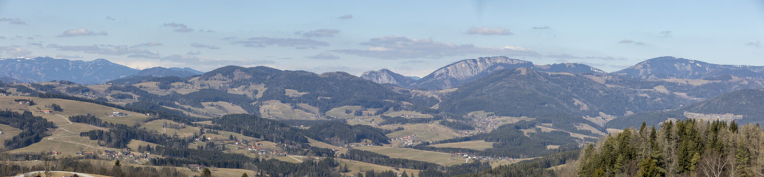 Panorama Grazer Bergland, Steirisches Almenland