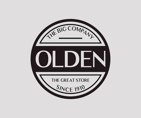 Vintage Logo Design, Retro Luxury and Royal Template Vector EPS 10