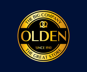 Vintage Logo Design, Retro Luxury and Royal Template Vector EPS 10