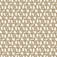 Marine ropes vector pattern