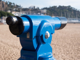 Public binocular telescope (binoscope)